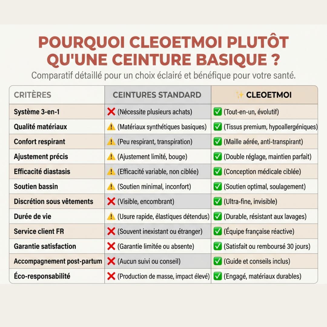 Ceinture de soutien Postnatale