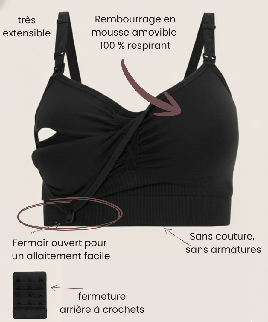 Soutien gorge d'allaitement -Clara cleoetmoi
