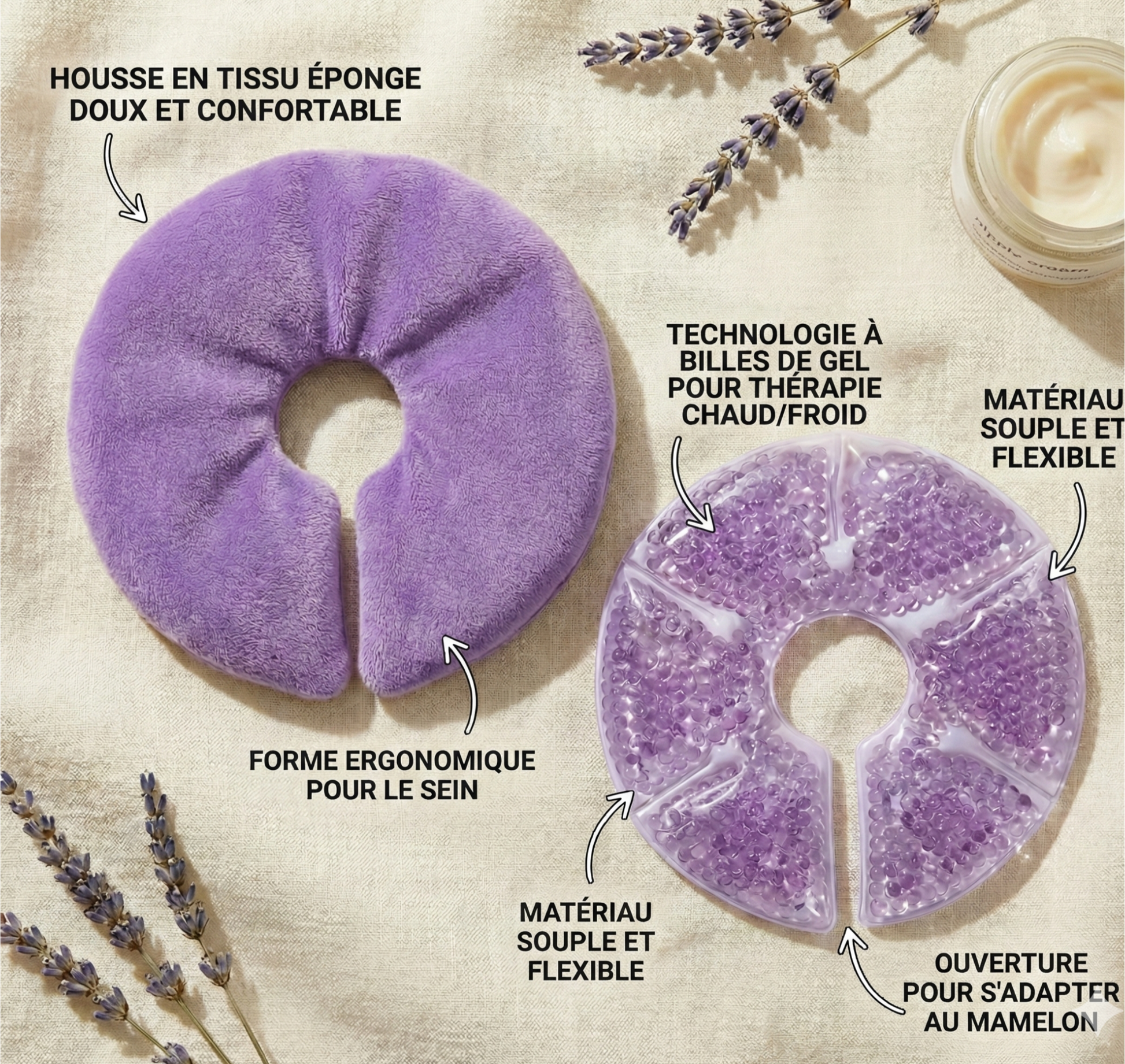 Coussinet d'allaitement cleoetmoi