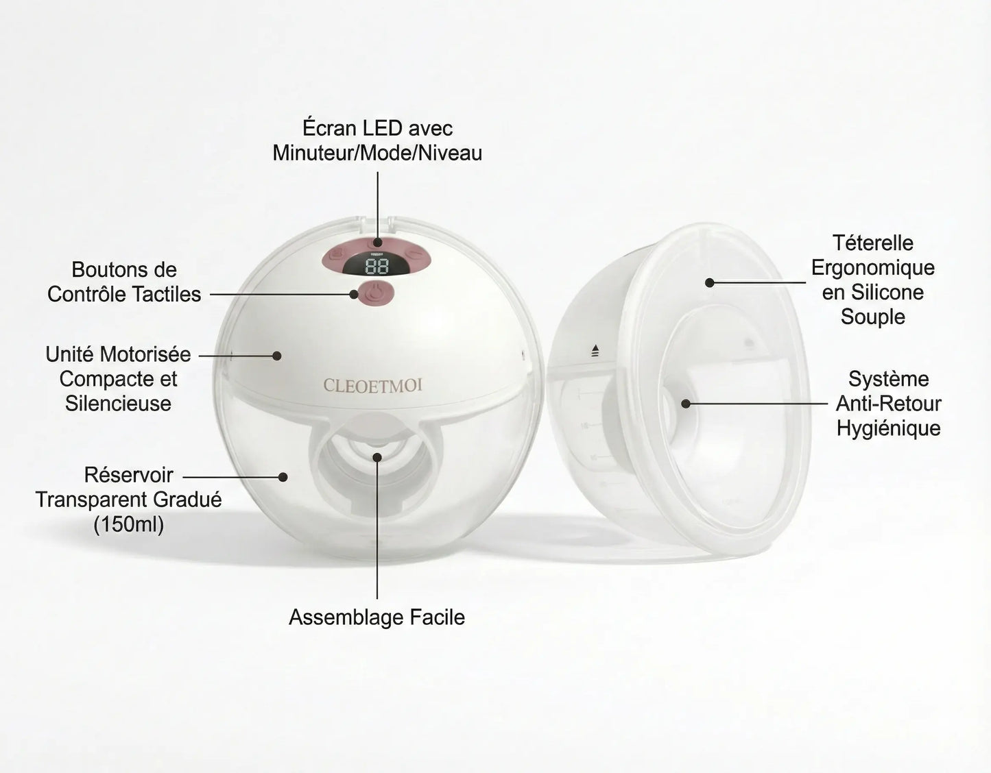 Tire lait CLEOETMOI. cleoetmoi