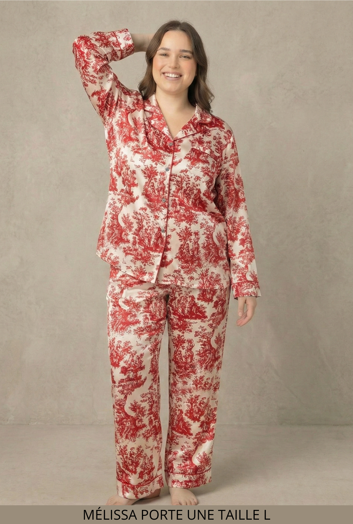 Pyjama -Rêve satiné CLEOETMOI. cleoetmoi