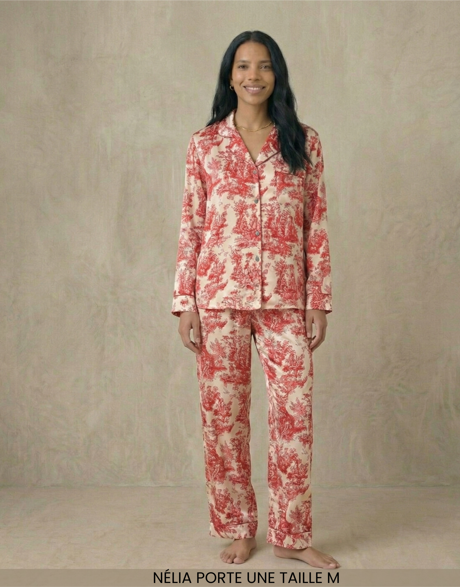 Pyjama -Rêve satiné CLEOETMOI. cleoetmoi