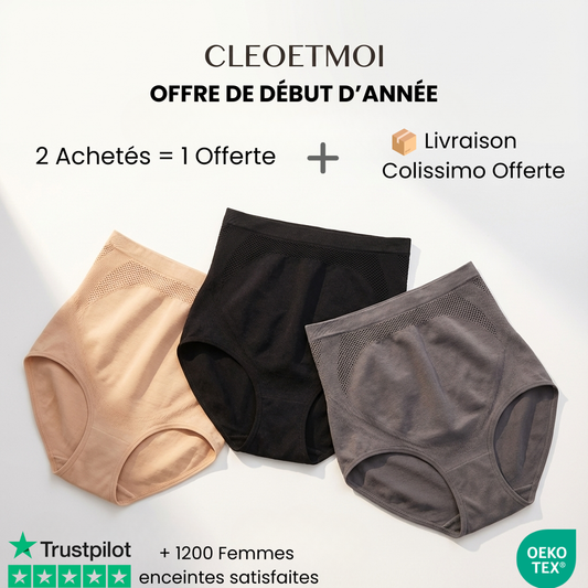 Culotte de grossesse taille haute- Réduction douleur lombaire et ventre