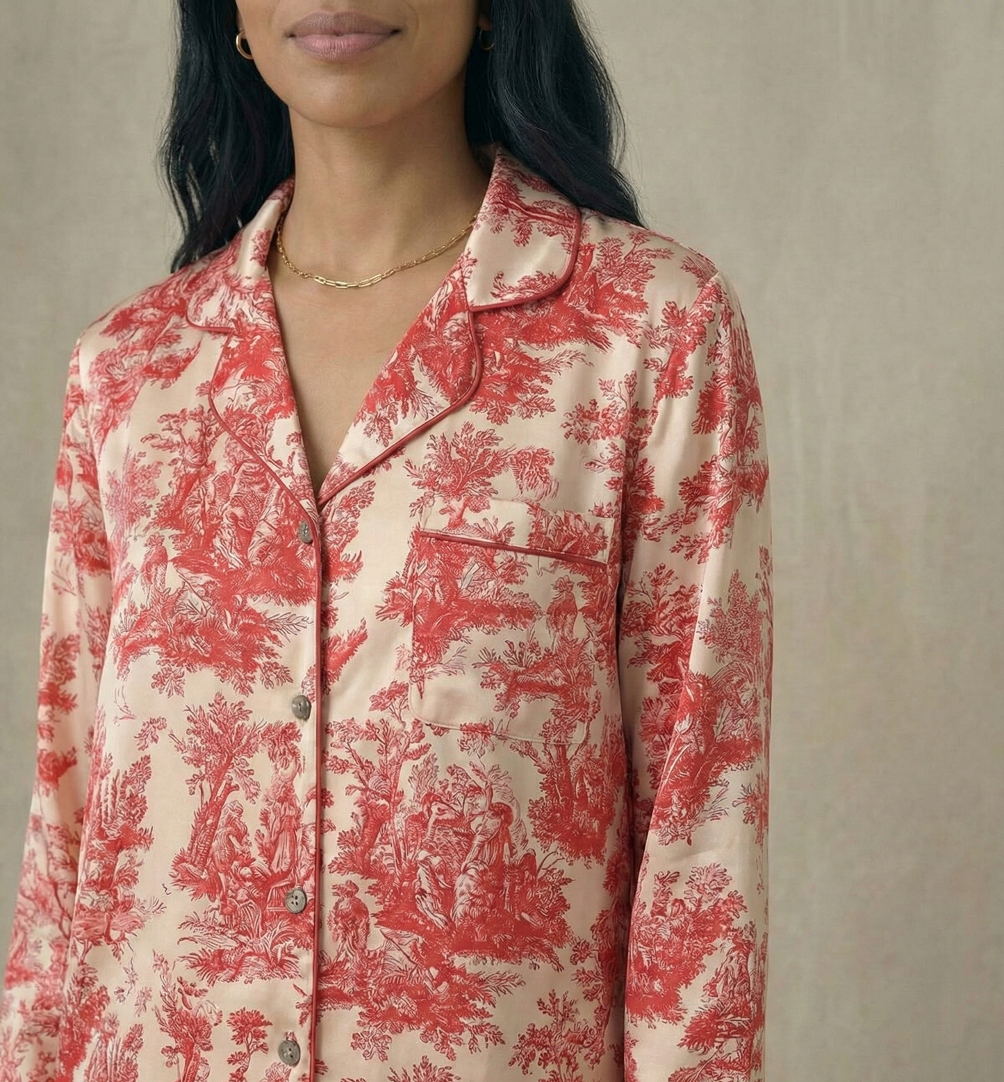 Pyjama -Rêve satiné CLEOETMOI. cleoetmoi