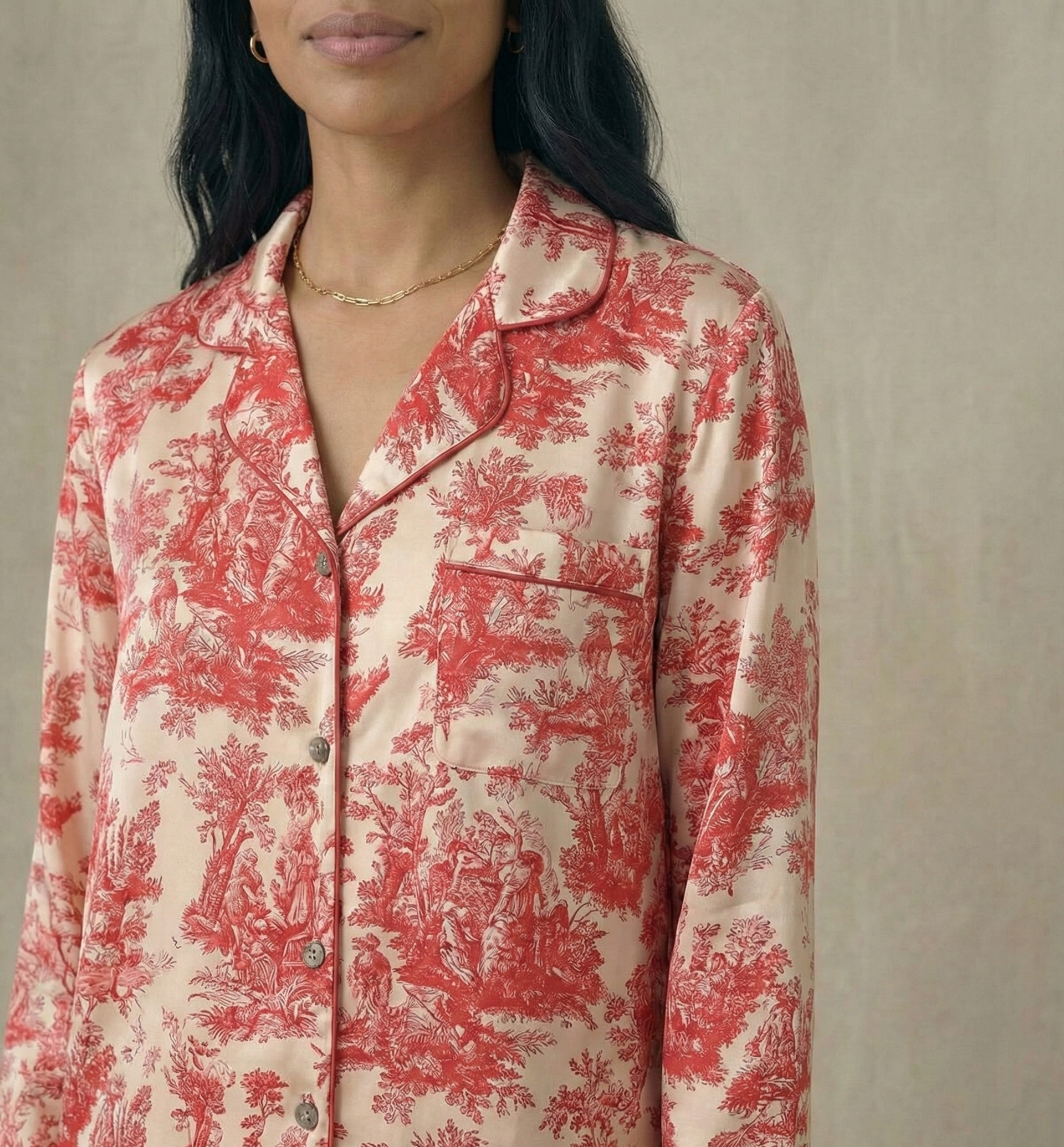 Pyjama -Rêve satiné CLEOETMOI. cleoetmoi